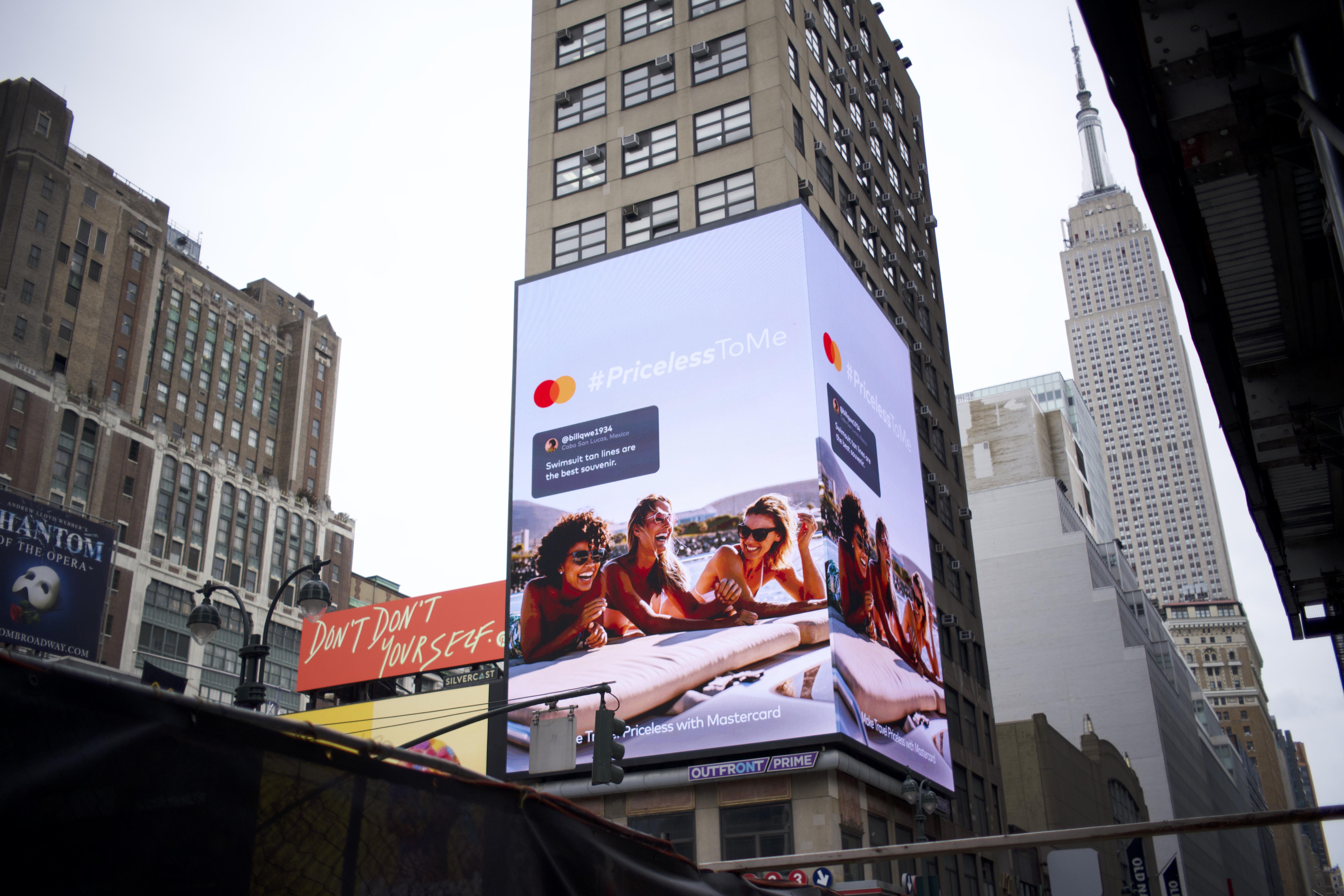 Mastercard billboard
